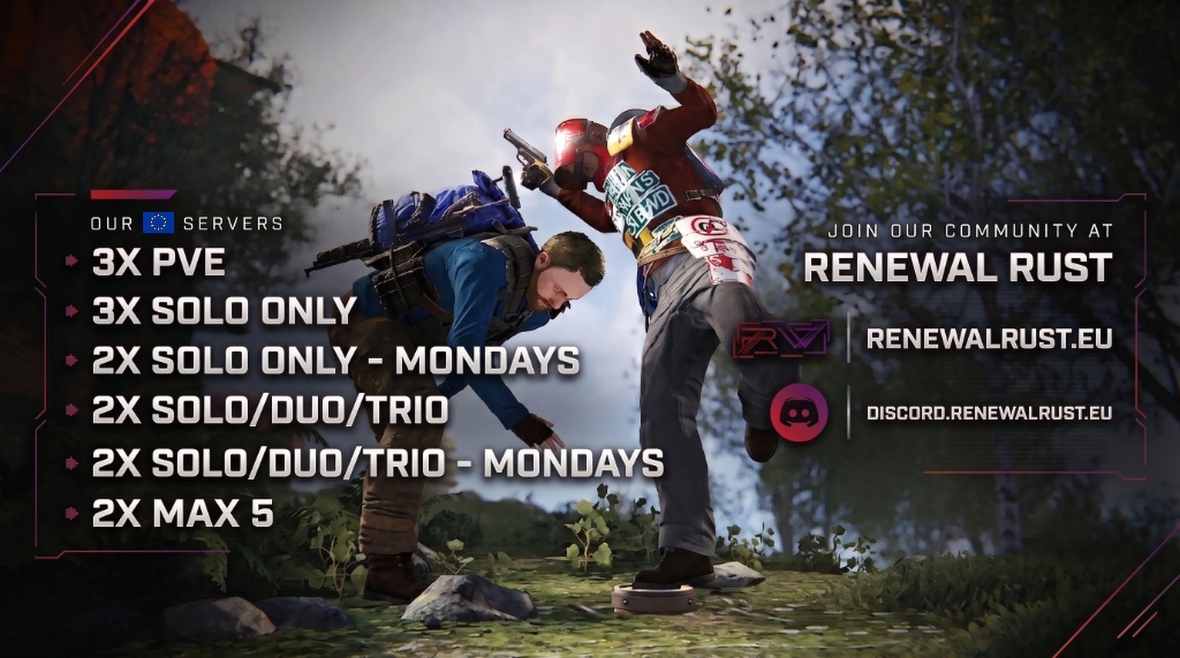 Rust Force Wipe Schedule 2026